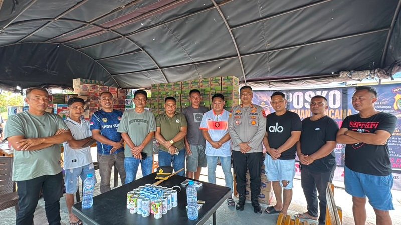 Bantu Korban Gempa Flores, Kapolres Malaka: Kerjasama dengan Masyarakat Wujud Solidaritas