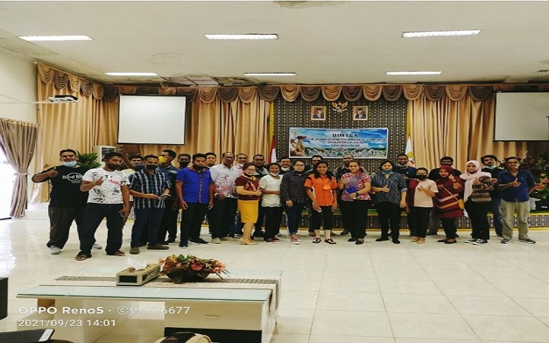 Dinas PM dan PTSP, Perindag Bimtek LKPM Online, Ini Harapan Bupati Sarai   