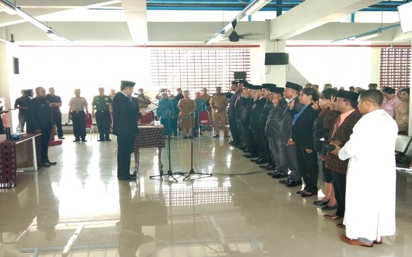 Foto Bupati Ende Lantik 11 Pejabat, Berikut nama Pejabat yang Dilantik