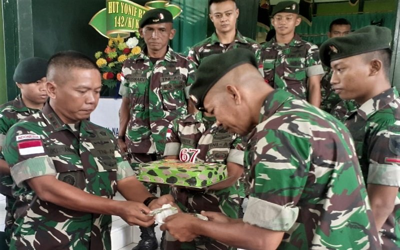 Foto Dansatgas Yonif Raider 142/KJ : Masyarakat Mampu Jaga Perbatasan RI-RDTL