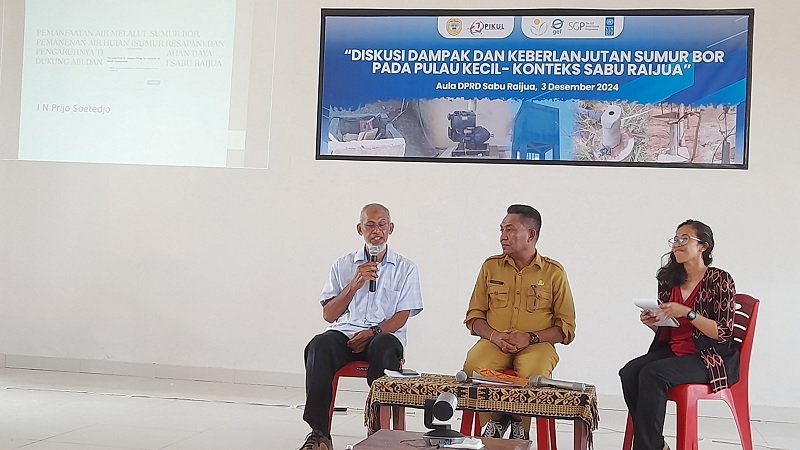 Foto Diskusi Pemerintah dan Yayasan Pikul, Ahli Geologi: Sabu Raijua Tidak Miliki Akuifer