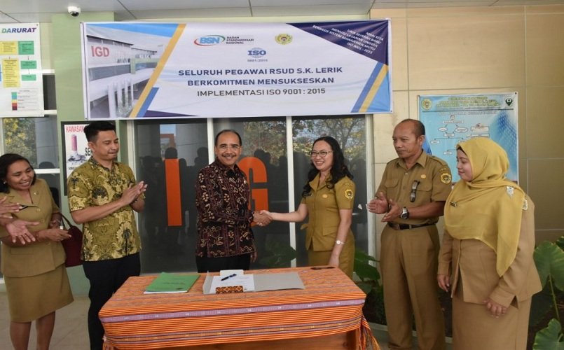 Foto RSUD S.K Lerik Komit Terapkan Layanan Standar ISO 9001