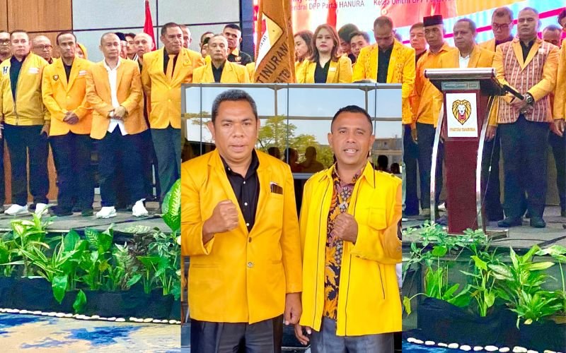 Hendrik Fahik dan Mundus Seran Resmi Pimpin Partai HANURA Malaka
