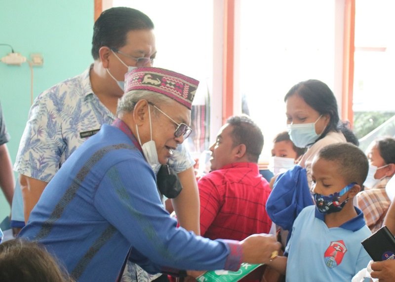 Herman Pantau Vaksinasi Anak di Sekolah Dasar