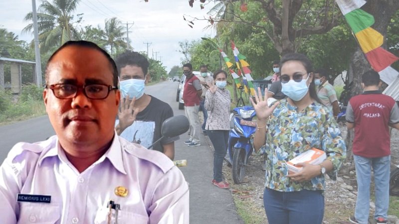 Foto Inspektorat Malaka Gelar Edukasi Prokes Covid-19