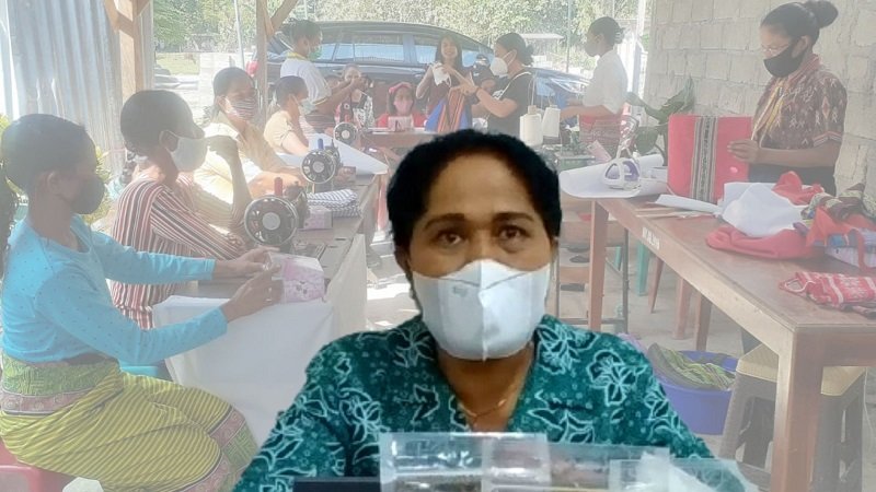 Foto Pengrajin Senang Ikut Latihan Keterampilan Dekranasda Malaka