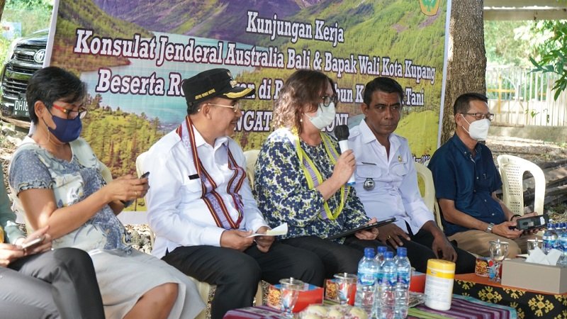 Wali Kota Kupang Terima KunKer Konsulat Jenderal Australia Bali