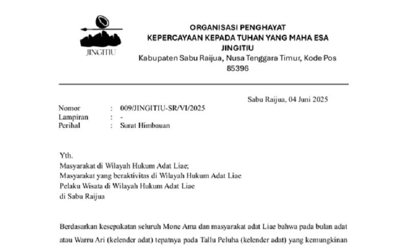 Soal Bangun Rumah Adat di Liae, Kapolres Sabu Raijua Dukung Larangan yang Dikeluarkan Organisasi Jingitiu 
