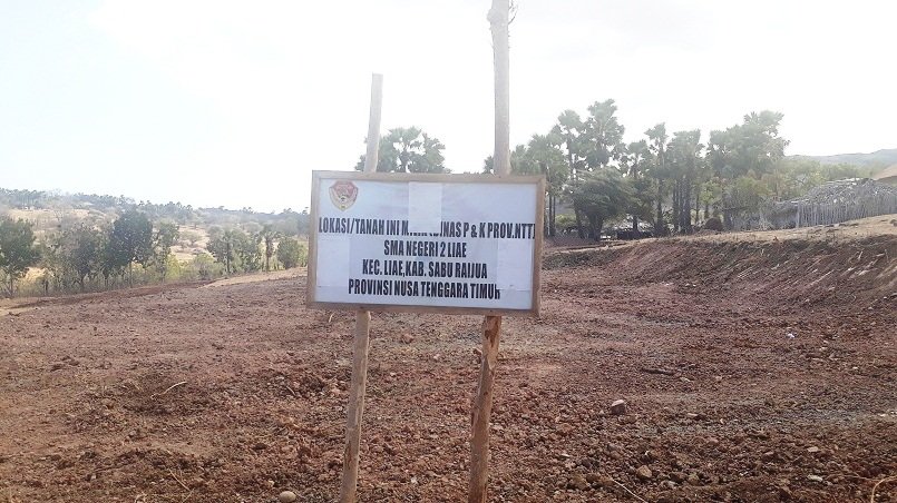 Pembangunan Gedung SMA 2 Sabu Liae Terkendala Tanah