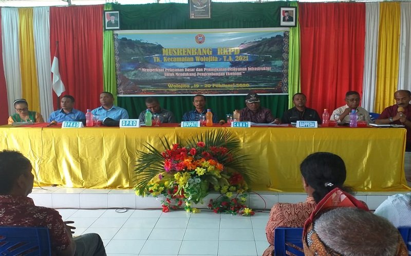 Foto Prioritas Pembangunan Hasil Musrembangcam Kecamatan Wolojita Tahun 2021