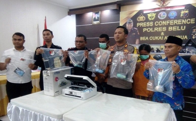 Foto Hendak Dijual ke Jakarta, Polres Belu Ungkap Penyelundupan Narkoba Jaringan Internasional