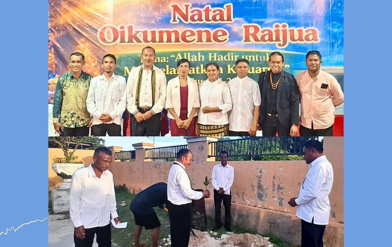 Foto Perayaan Natal Oikumene Raijua 2025: Tanam Pohon Hingga Pesan Damai