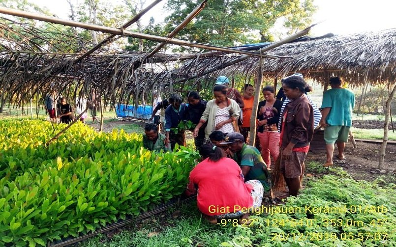 Foto Setahun Hutan Jati Nenuk Terbakar Puluhan Kali