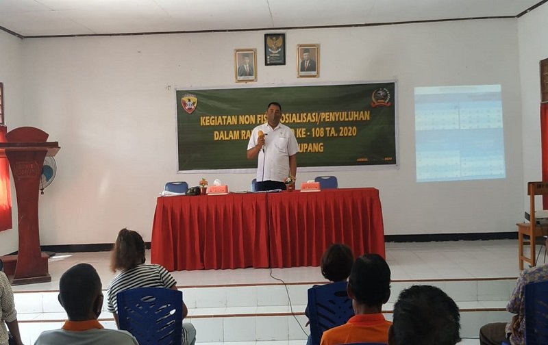 Foto Dandim 1604/Kupang: TMMD, Bangkitkan Semangat Patriotisme Anggota