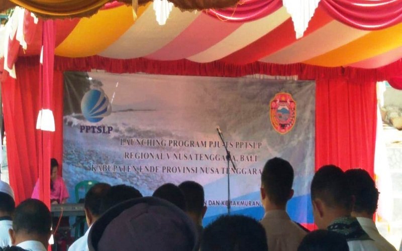 Foto PPTSLP Launching Program PJU-TS, 500 Lampu Jalan untuk Desa di Ende