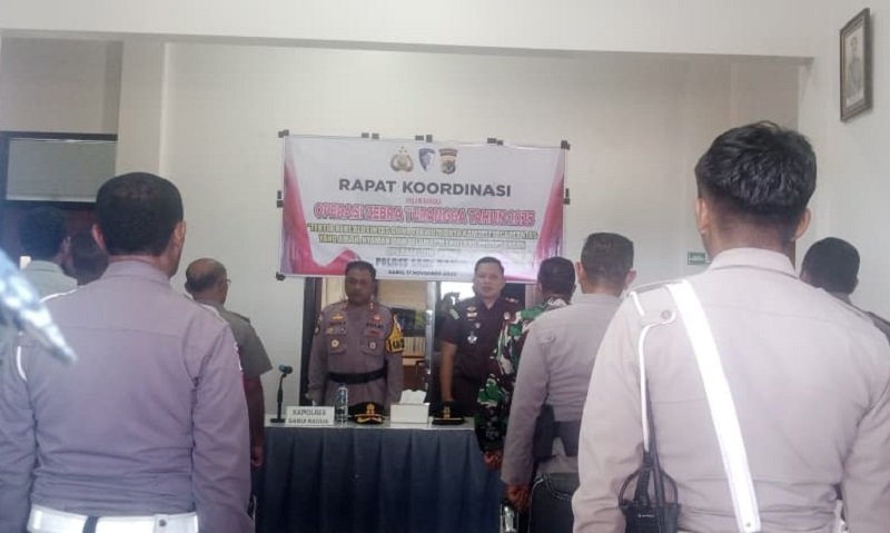 Foto Operasi Zebra Turangga 2025: Polres Sabu Raijua Prioritas 8 Pelanggaran