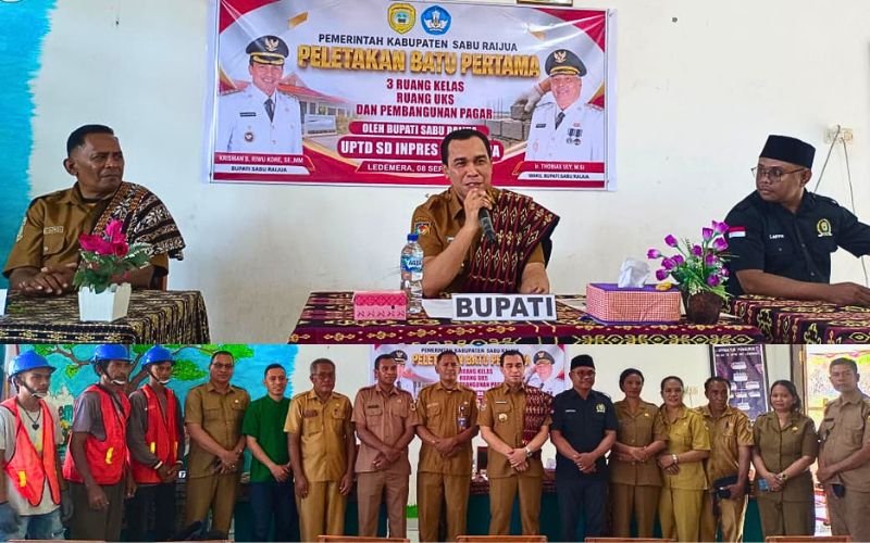 Revitalisasi Lima Sekolah, Bupati Sabu Raijua: Sekolah Tempat Belajar
