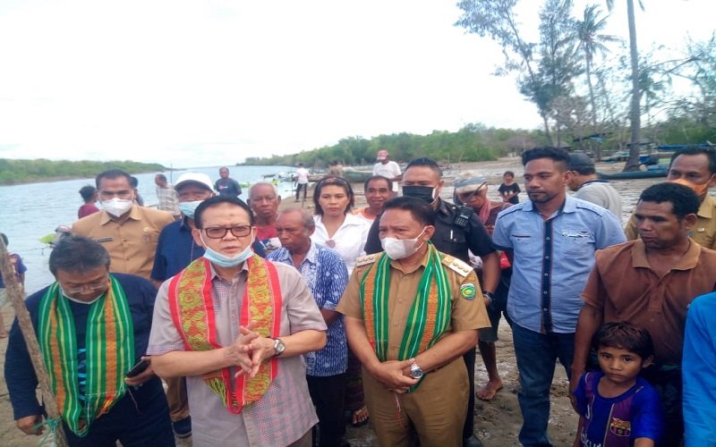 Foto Penasihat Menteri KP, Rokhmin Dahuri Kunjungi Kabupaten Malaka   