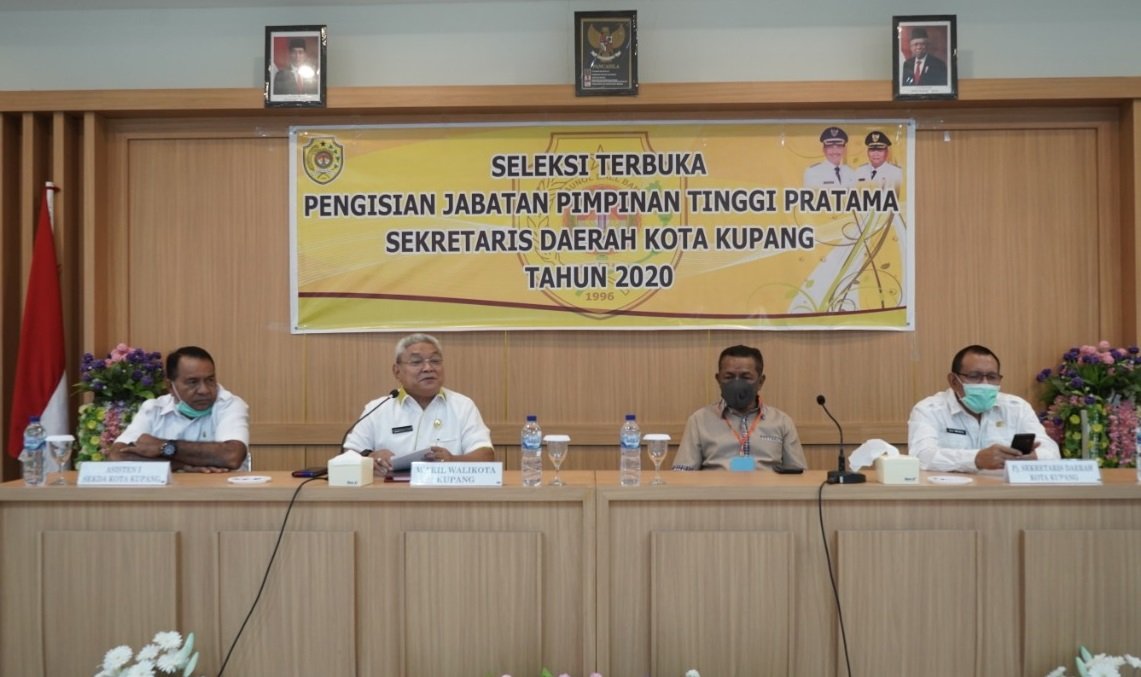 Foto Sembilan Orang Lolos Seleksi Administrasi Sekda Kota Kupang   