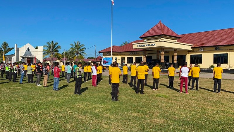 Terapi USEFT Menjaga Kesehatan Mental Personil Polres Malaka