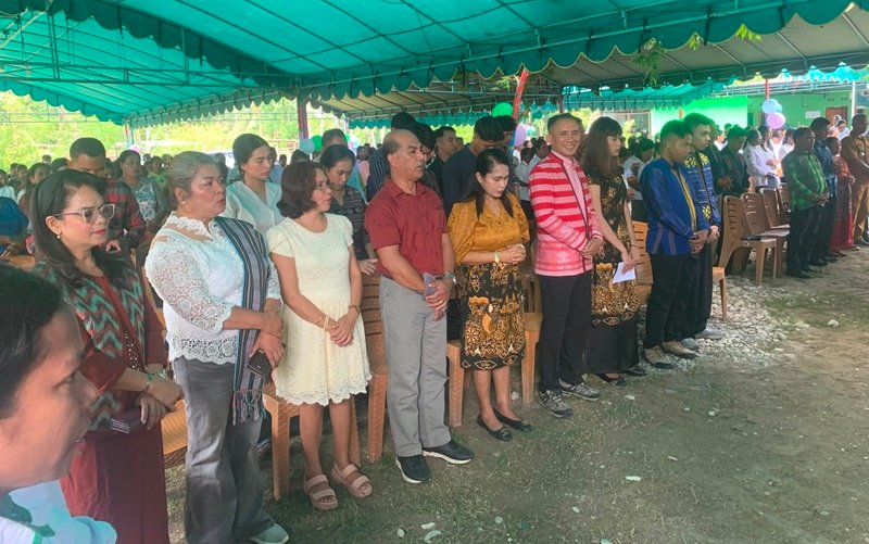 Foto Ketua MUI, PCNU dan Klasis Sinode GMIT Betun Hadiri HUT Kakan Kemenag Malaka