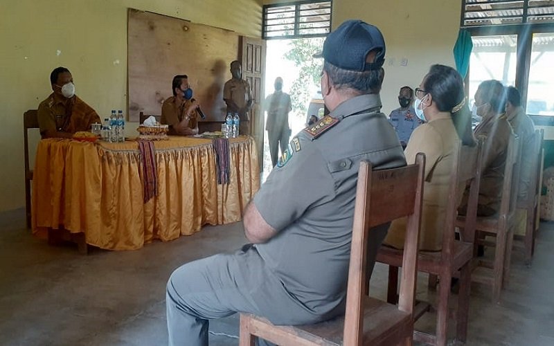 Foto Meski Jauh Kecamatan Io Kufeu Disentuh Covid-19   