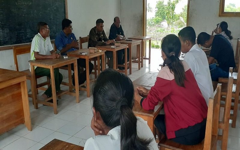 Foto SMPTN Beianok Terima Kunker Perdana Dewan Malaka