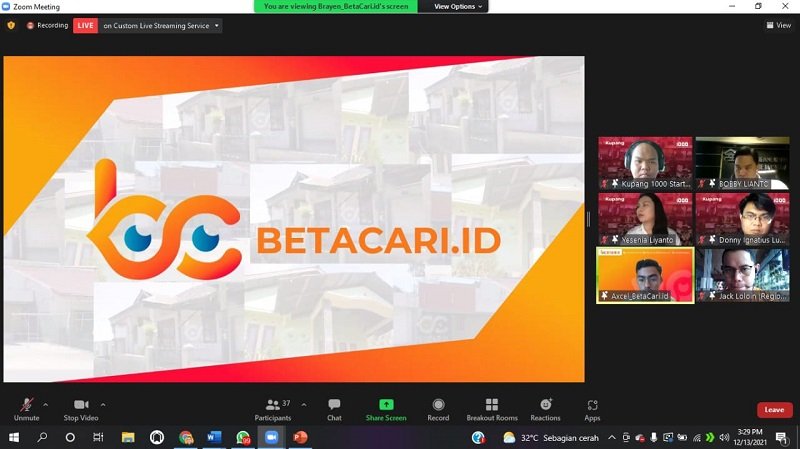 Foto Gerakan Nasional 1000 Startup Digital “Kupang Pitch Battle”