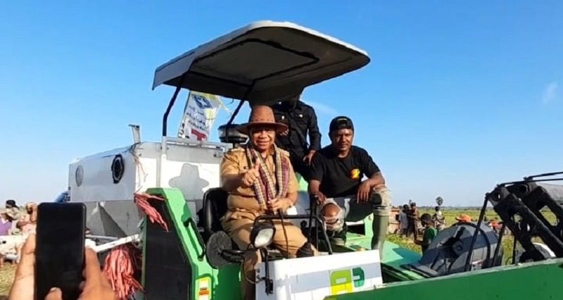 Foto Dalam 100 Hari Kerja Program Swasembada Pangan Malaka Dirintis 