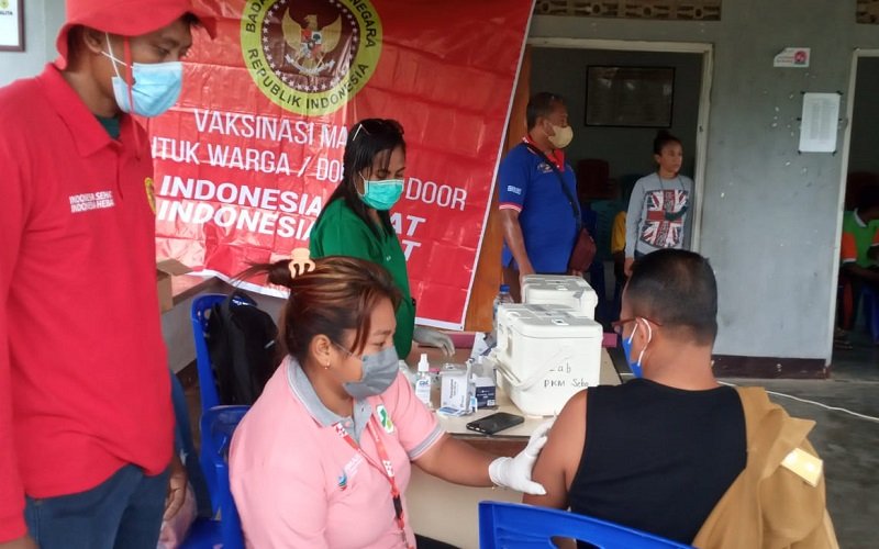 BIN Kembali Laksanakan Vaksinasi Door to Door untuk Warga di Kabupaten Sabu Raijua   