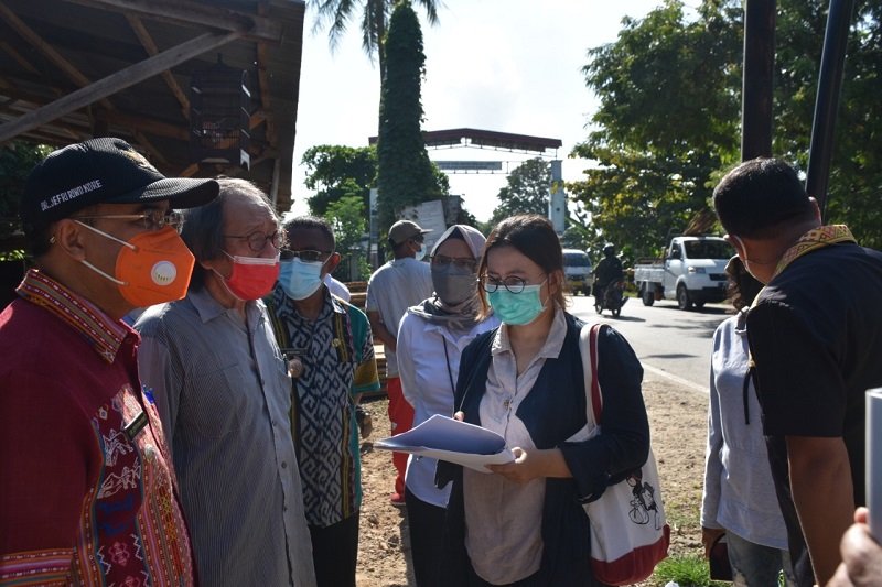 Foto Perindah Wajah Kota Kupang: 3 Bundaran, 4 Gerbang Masuk Siap Dikerjakan