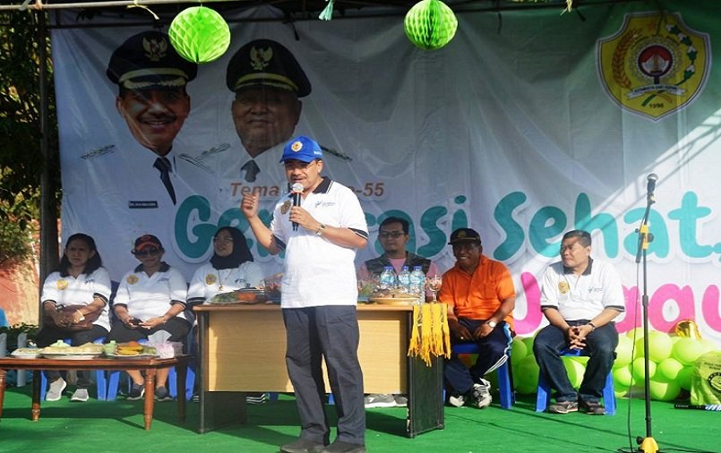 Foto Peringati HKN Ke 55, Jeriko Ajak Masyarakat Jaga Kesehatan